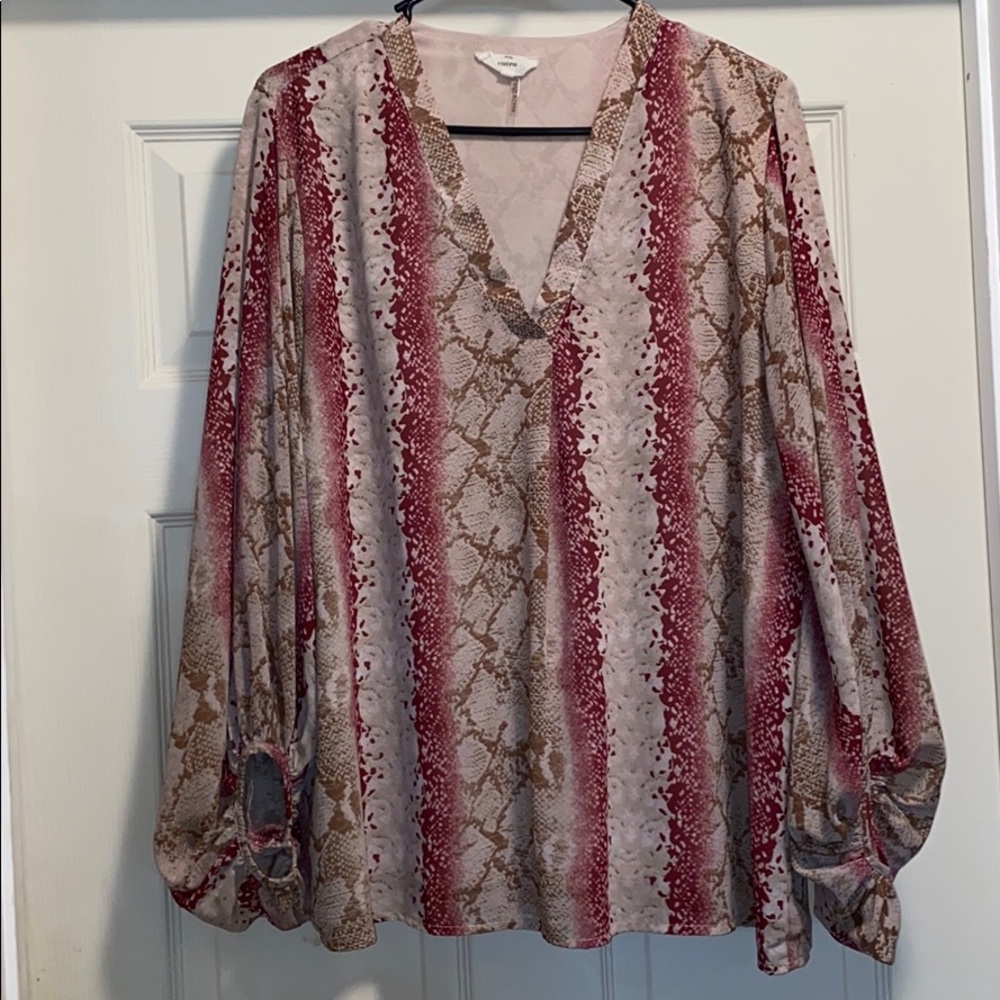 Long sleeve blouse